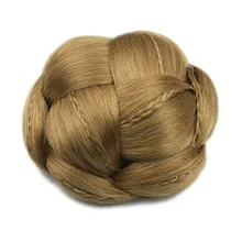 Soowee 6 цветов плетеный зажим в поддельные прическа гулька волосы шиньон Быстрый булочка пончик ролик шиньоны