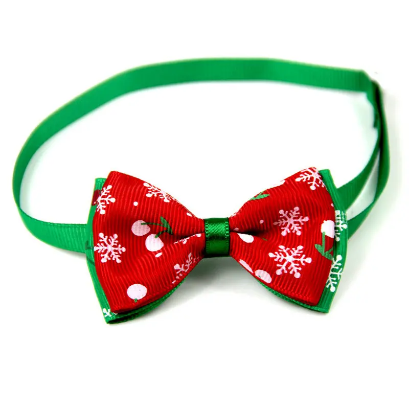 Christmas Holiday font b Pet b font Cat Dog Collar Bow Tie Adjustable Neck Strap Cat