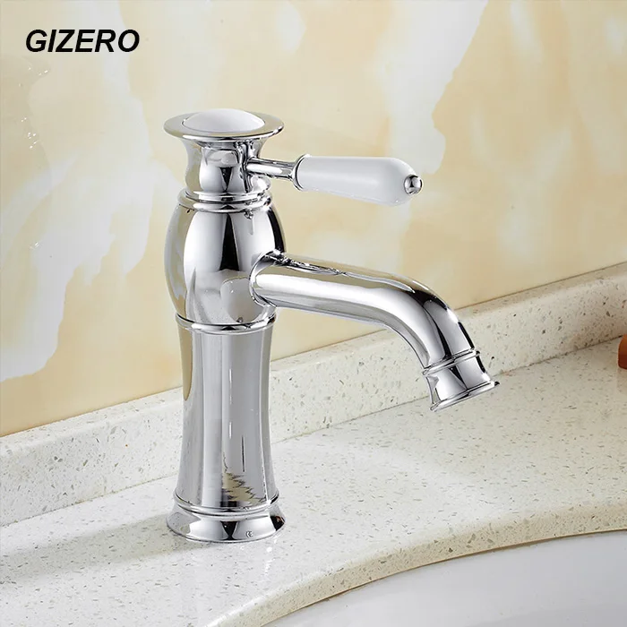 Cromo Rubinetto Lavabo Bagno con Regolazione a Caldo e Freddo Rubinetto alta a Cascata Durevole Rubinetto Miscelatore Monocomando per Lavabo,Antiruggine e Facile da Pulire
