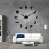 Dentist Tools Frameless 3D Wall Clock Dental Practitioners Clinic Stomatological Hospital Orthodontics Room Art Decor Clock ► Photo 3/6