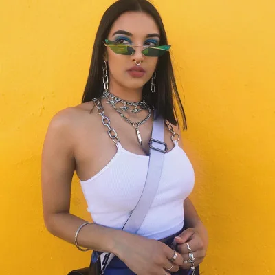 

Newest Sexy Women Summer Sleeveless Vest 2019 Fashion Pure Color Crop Top Shirt Casual Ladies Bustier Bra Tank