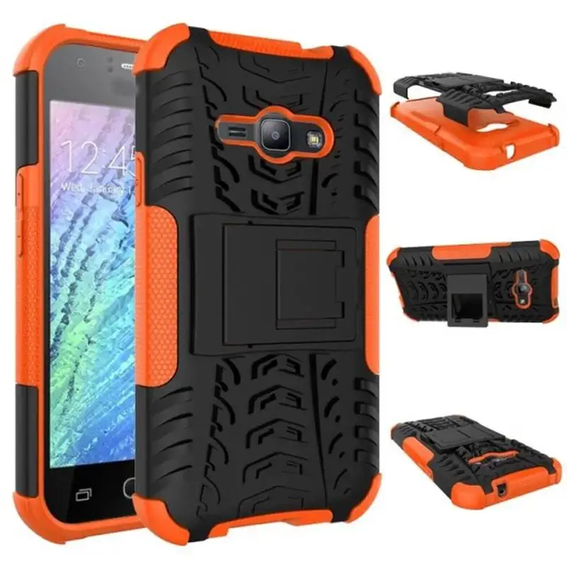 Resistente híbrido duro caso para Samsung Galaxy ace caso con funda soporte del TPU de la PC 2 en 1 Dazzle estilo a prueba de golpes a prueba de cubierta|case