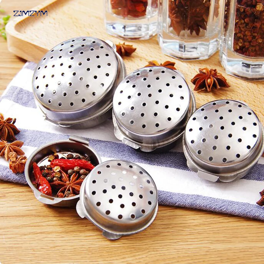 

1pc Hot Selling Stainless Steel Sphere Locking Spice Tea Ball Strainer Mesh Infuser Tea Filter