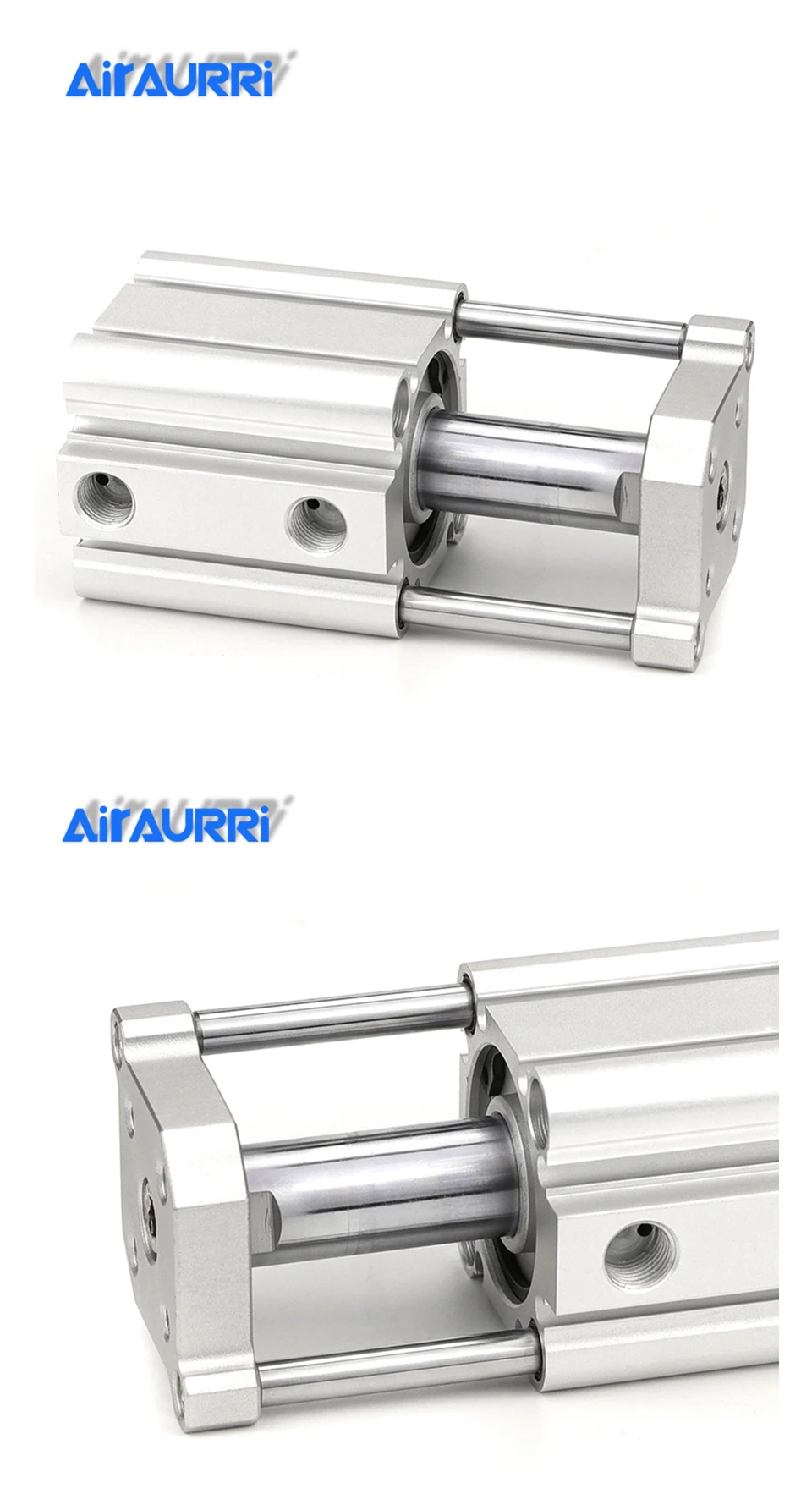 Тип smc Воздушный цилиндр CQMB/CDQMB диаметр 50 мм ход 5 мм/10/15/20/25/30 мм двойного действия компактный направляющие стрежни от пневматический цилиндр гидроподъемника