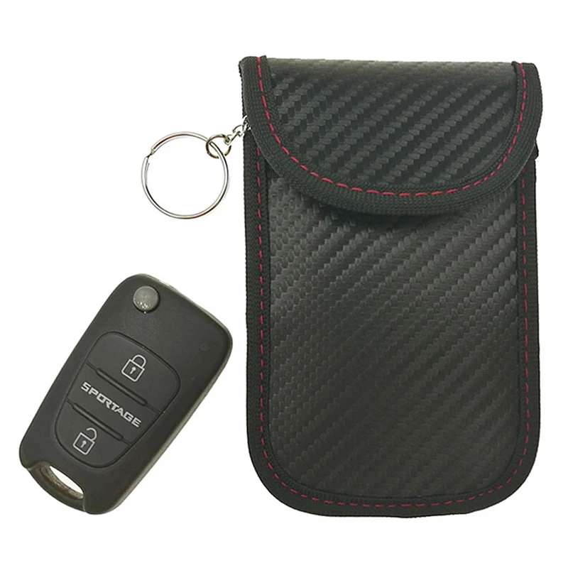 Us 2 69 Rf Rfid Signal Blocking Bag Cover Blocker Case Faraday Cage Pouch For Keyless Car Keys Radiation Protection Cell Phone In Key