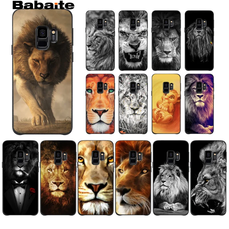

Babaite Lion on the African steppe Painted Cover Style Soft Shell Phone Case For GALAXY s8 plus s5 s6 edge edge plus s7 edge s9