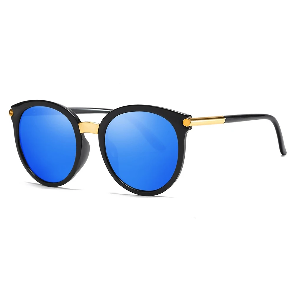 DCM круглые Винтажные Солнцезащитные очки Для женщин Для мужчин Модные Винтажные Зеркальные Солнцезащитные очки женские оттенки очки ретро Óculos De Sol UV400