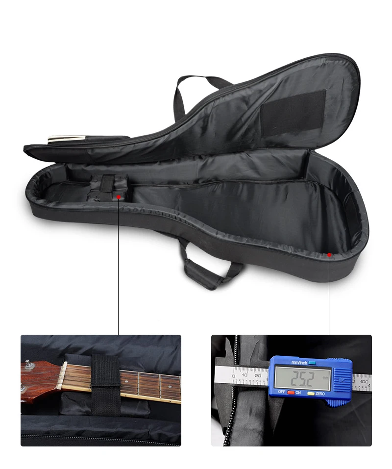 Новинка, 41 дюймов, сумка для гитары в народном стиле, чехол для переноски, водонепроницаемый, противоударный, утолщенный, сумки для акустической гитары в народном стиле, рюкзаки, двойные плечевые ремни