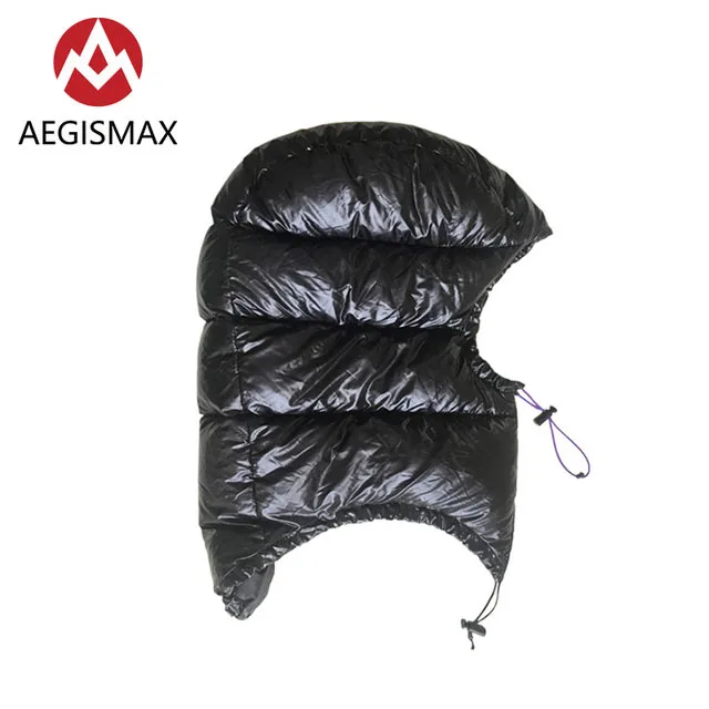 AEGISMAX шляпа серии унисекс для взрослых на открытом воздухе Кемпинг Туризм Urltra-легкая ветрозащитная теплая гусиная шляпа - Цвет: Black