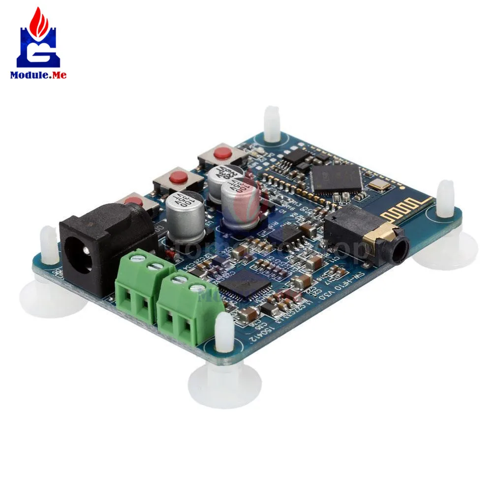 

DC 12V Bluetooth 4.0 PAM8610 Audio Receiver Stereo Amplifier Board Module 10W *2 Bluetooth Audio Amplifier Module