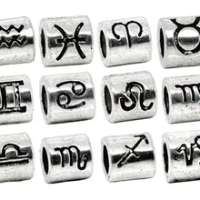 8 сезонов 36 смешанных зодиакальных бусин подходит браслет с шармом(B08327