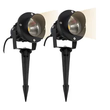 Lâmpada led cob para gramado de jardim, 220v/110v/12v, luz externa com pico lâmpadas impermeáveis do caminho da paisagem do w 7w 9w 12w