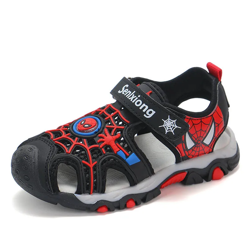 

2019 summer Kids Sandals Boys Beach Spiderman Fashion Causal Sandals Children Shoes Baby Boy Closed Toe Slippers Sandalias Shoes