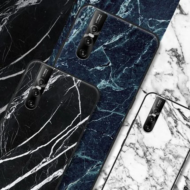 For Vivo V15 Pro Case Wood Stone pattern style Full Protect Cover For Vivo V15Pro phone Cases VivoV15Pro shell V 15 pro coque