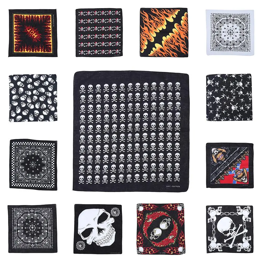 

2018 Latest Fashional Skull Polyester Microfiber Magic Tube Headwears Skeleton Multi Purpose Seamless Bandanas Headband