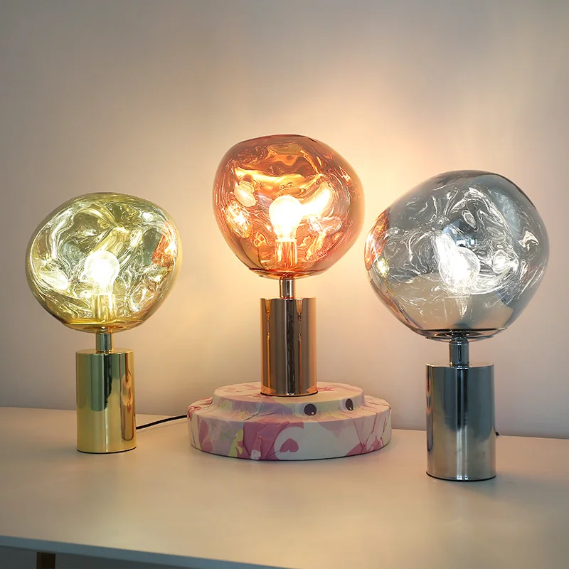 

Replica PVC lampshade table lamp bedroom bedside lamp personality modern minimalist home Nordic decoration desk lamp