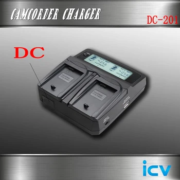 

DC-NP-FP50 NP-FP51 NP FP50 NP FP51 Battery Dual Car + Desktop Camera Charger For Sony DCR-HC19 HC30 HC40 HC46 With LCD Display