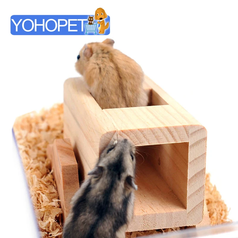 guinea pig toys Wooden toys hamster seesaw barrel Climb Brand quality