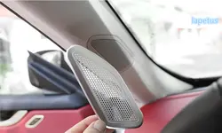 Lapetus боковой столб A аудио стерео Колонка звук украшение рамка Крышка Накладка для Maserati Levante 2016-2019 нержавеющая сталь