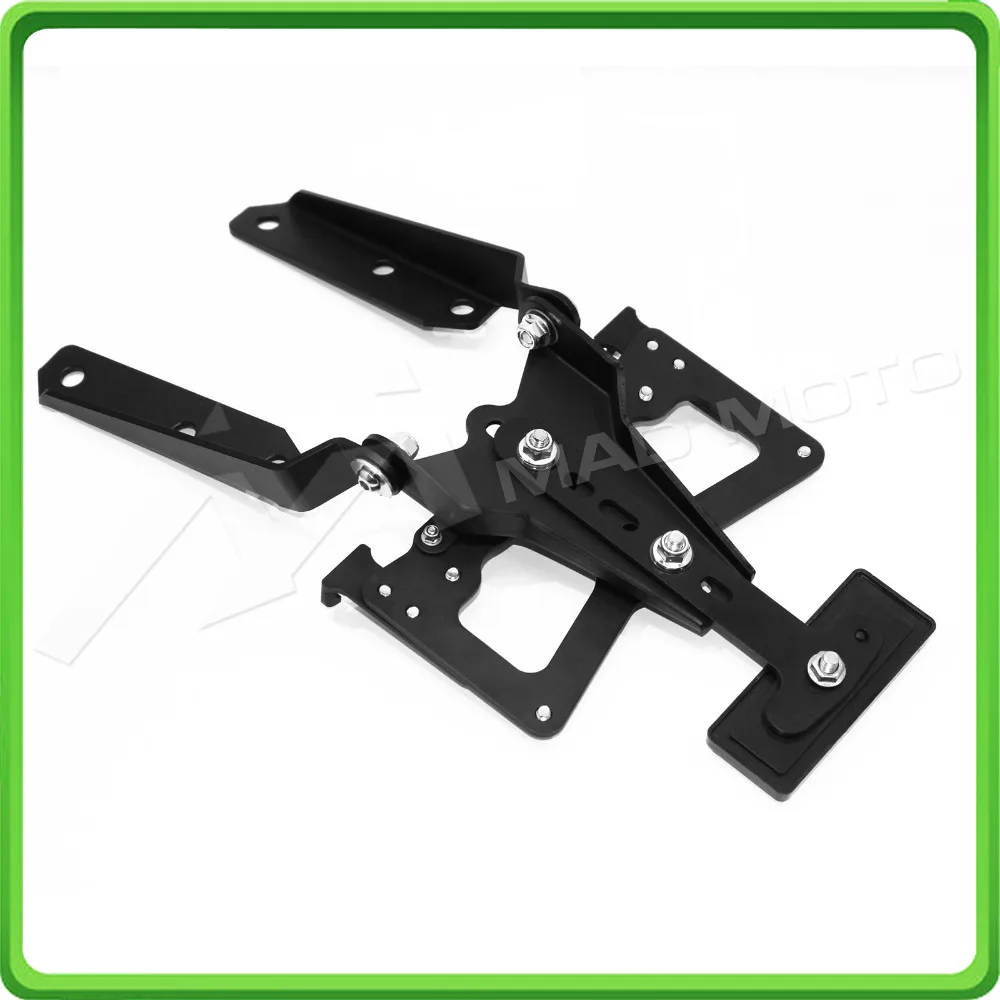 For Suzuki GSXR 1000 GSX-R1000 GSXR1000 2007 2008 K7 K8 Motorcycle Adjustable Fender Plate Bracket License Plate Holder (3)