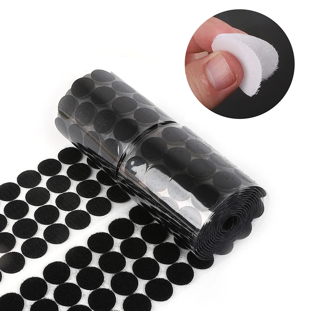 

100pair Strong Self Adhesive Fastener Tape Dots 10/15/20/25/30mm Magic Nylon Hook Loop Sticker Tape Sewing Craft DIY Accessories