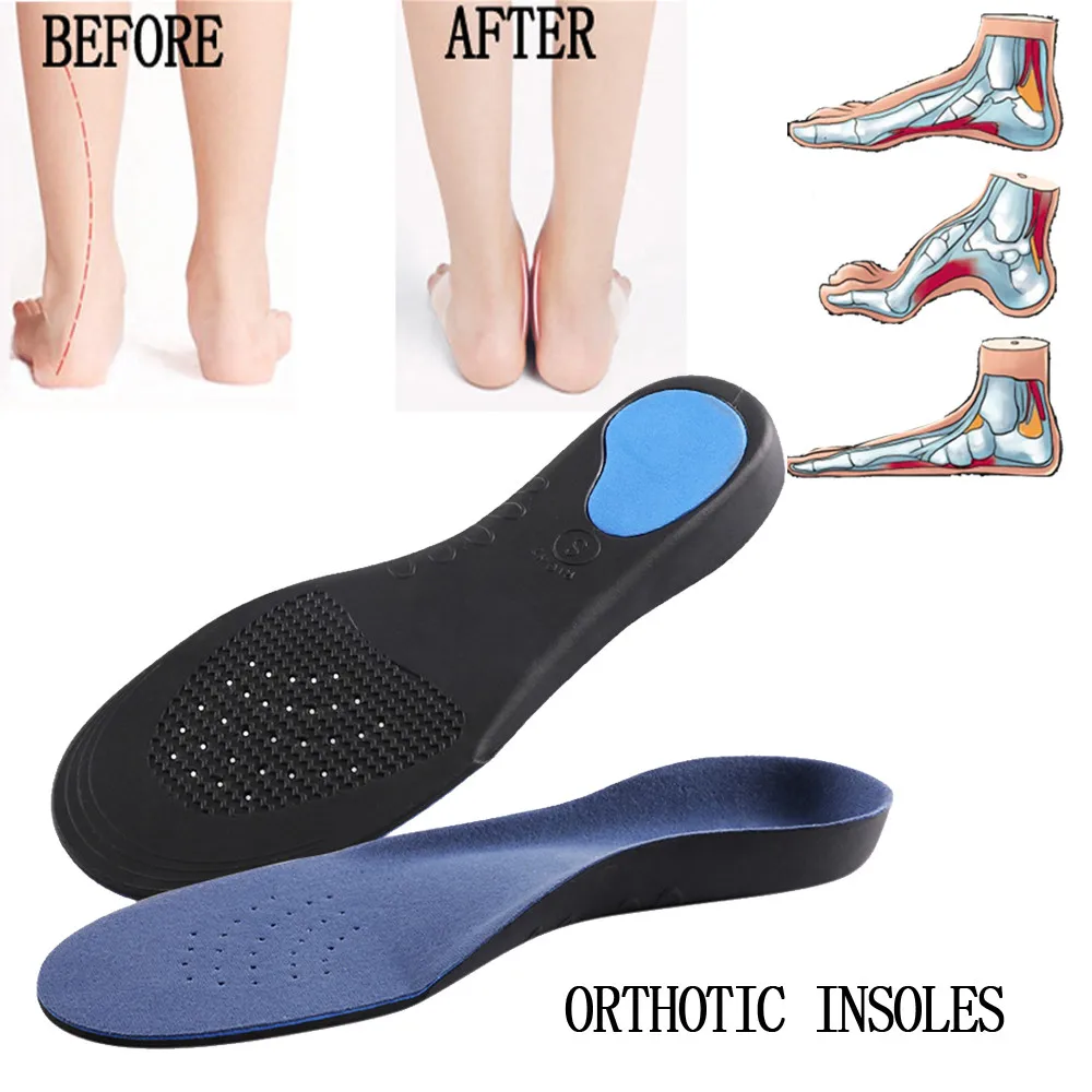 

1 Pair Foot Care Tool Orthotic Flat Feet Foot High Arch Heel Support Shoe Inserts Insoles Pads UK 8.31