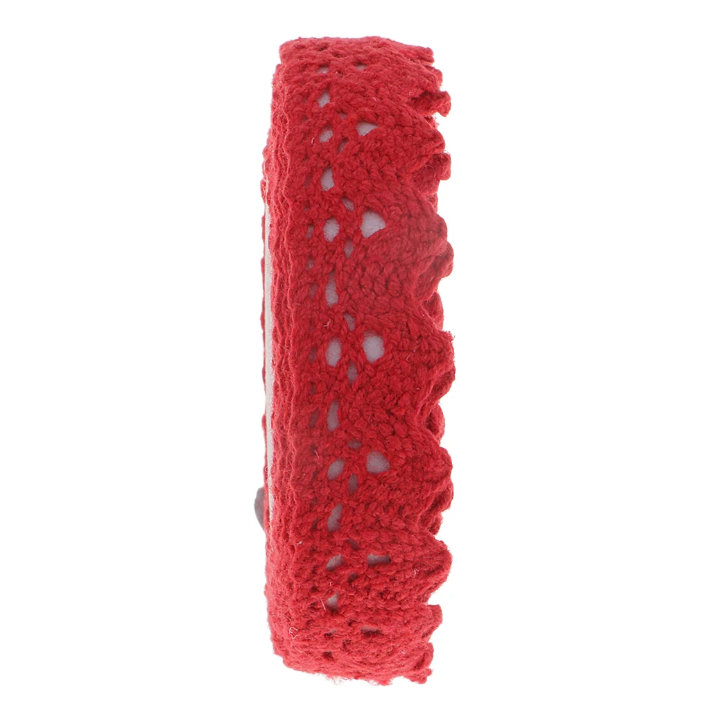 2 Yards Cotton Lace Washi Tape Self Adhesive Sticker for DIY Diary Scrapbook Album Card Making Decoration 15mm Wide