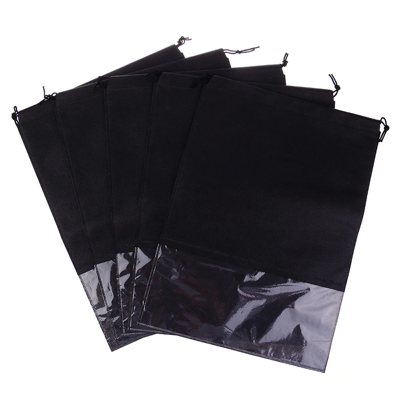 

1PCS Portable Travel Organizer Drawstring Bag Cover Waterproof Shoes Bag Pouch Non-Woven Bag 2Sizes