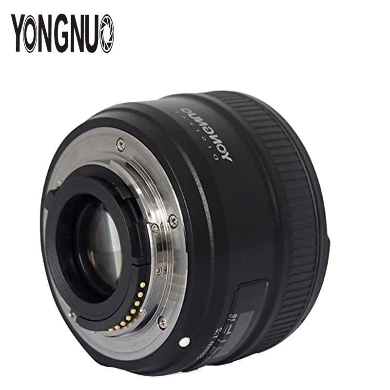 Светодиодная лампа для видеосъемки YONGNUO YN35mm 35 мм F2 объектив 1:2 AF/MF широкоугольные объективы с фиксированным/основным автофокусом объектив для Nikon D3300 D3200 D7000 D7100 D5100 DSLR Камера