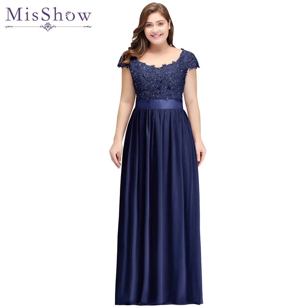 Lange Navy Blue Moeder Van De Bruid Jurken plus size 2019 Chiffon Kralen Applicaties Sheer Terug Bruidegom Moeders Jurken Bruiloft Lange Navy Blue Moeder Van De Bruid Jurken plus size 2019 Chiffon Kralen Applicaties Sheer Terug Bruidegom Moeders Jurken Bruiloft