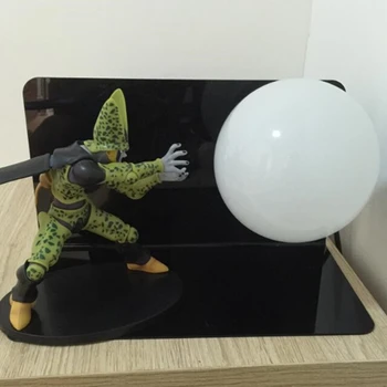 

5"Anime Dragon Ball Z Tianxia DBZ Cell With LED Light Table Lamp PVC Action Figure Collectible Model Toy D449