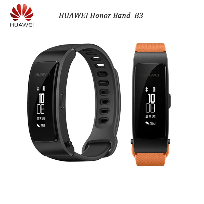 

Huawei Band B3 Lite Smart Wristband Bracelet Bluetooth Headset Answer/End Call Run Walk Sleep Auto Track Alarm Push Message