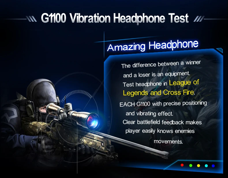 Vibration Function Professional Gaming Luminous Headphones 3