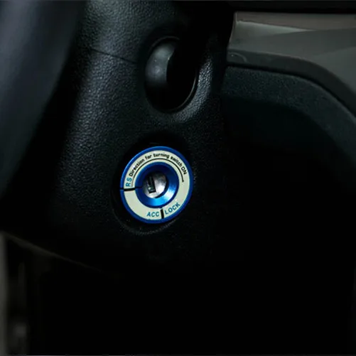 Luminous Ignition key ring cover For VW for Volkswagen golf 6 golf 7 GTI polo jetta BORA Tiguan 1PC Car Styling