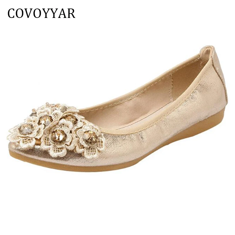 ballet flats with flowers