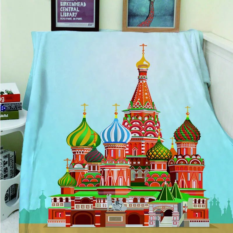Blankets Cobertor Warmth Soft Plush Colorful Features Of The Russian
