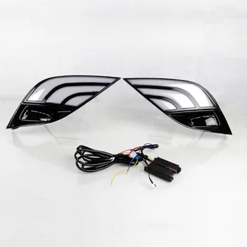 

1pc Car led drl daytime running light for Toyota Camry 2018 with yellow turn signal and wireless control