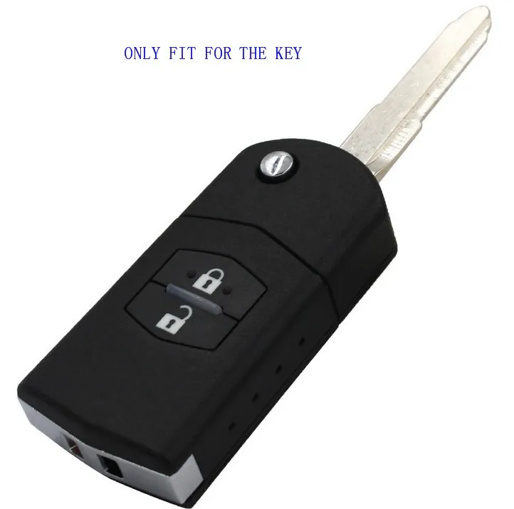 ZAD 2 кнопки силиконовый резиновый автомобильный ключ чехол для MAZDA 3 5 6 RX-8 MX-5 2 кнопки Автомобильный Брелок чехол