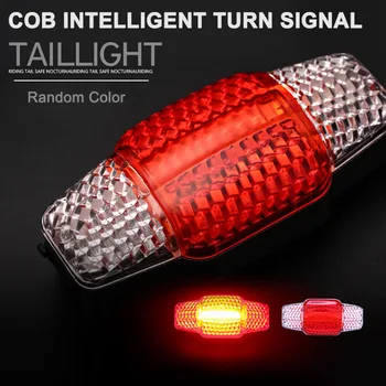 

LED Bike Rear Light USB Rechargeable Ultra Bright Bicycle Waterproof Safety Warning Brake Lights SMN88