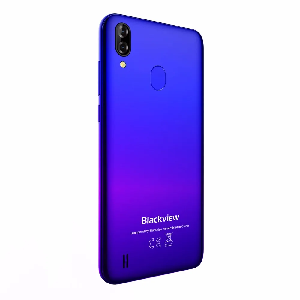 Blackview A60 Pro Телефон Android 9,0 3 ГБ ОЗУ 16 Гб ПЗУ смартфон 6,08" дисплей полный экран MT6761V четырехъядерный 8 Мп мобильный телефон