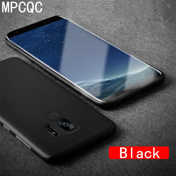 

MPCQC Black Soft TPU Silicon Phone Case for Samsung Galaxy S10 S8 S9 Plus A8 A7 A6 2018 A5 J4 J6 J8 Note 9 8 popular Cover case