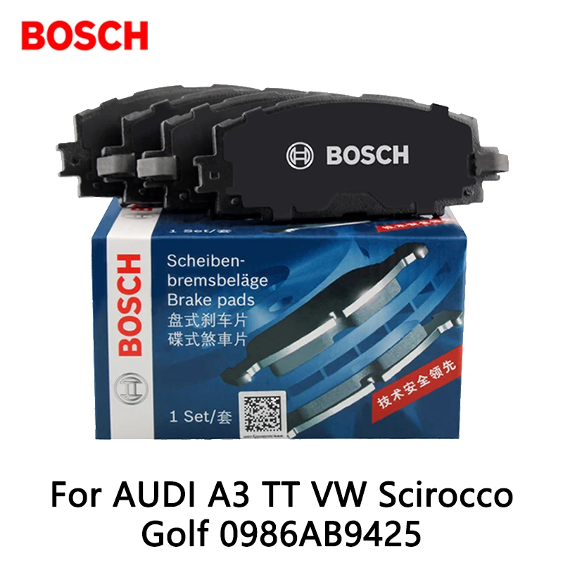 4pieces/set Bosch Car Brake Pads Front For AUDI A3 TT VW Scirocco Golf
