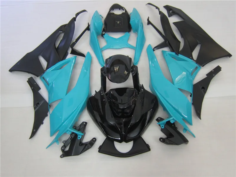 Высокое качество ABS наборы обтекателей для Kawasaki ZX 6R 2009-2012 NINJA zx6r 09 10 11 12 синие