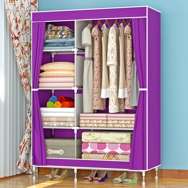 Louis модная одежда пробка утолщение смелый простой пыли Сборки Складной Комбинации - Цвет: Фиолетовый