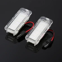 Светодиодный светильник для номерного знака, 2 шт., для автомобиля, грузовика, номерного знака, светильник для фокуса 3 C MAX S MAX Mondeo 4 Galaxy KUGA 7903 Fiesta