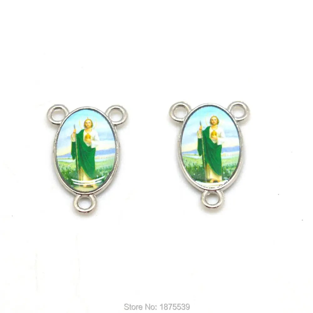 

Saint Jude Rosary Centerpiece 23*15 mm Two Side Same Photo