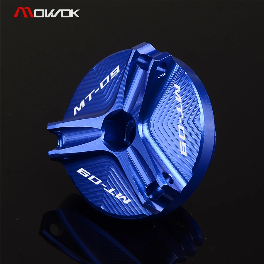 

For YAMAHA mt 09 fz 09 mt09 fz09 mt-09 2014 2015 2016 2017 Motorcycle CNC Aluminum Engine Magnetic Oil Drain Plug cover