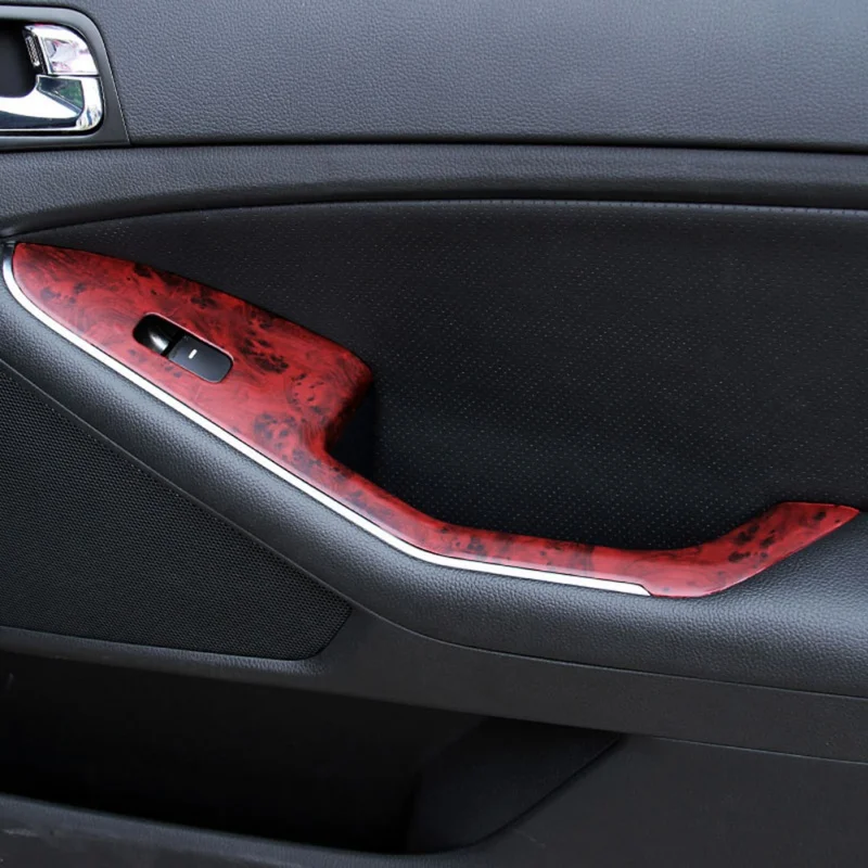 

30*100CM PVC Wood Grain Textured Car Interior Decoration Stickers Waterproof Furniture Door Automobiles Vinyl Film RJ