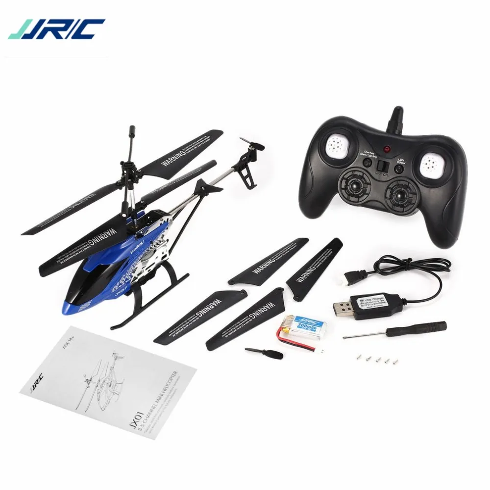 

JJR/C JX01 Gyro Metal 2.4G Radio 3CH Mini Helicopter RC Remote Control Flying Drone for Toys Gift Present RTF ti