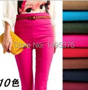

120pcs/lot 2015 spring candy color legging pencil pants trousers legging pant